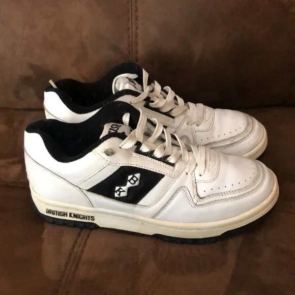 80s British Knights Vintage Retro Sneakers British Knights White